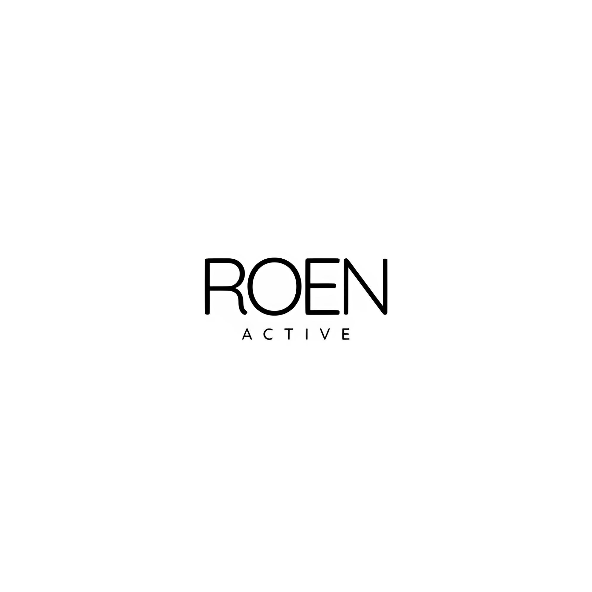Black 'ROEN ACTIVE' logo on a white background